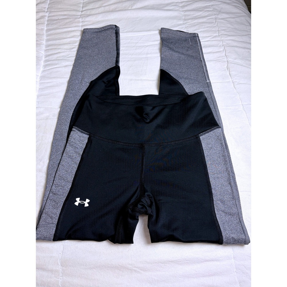 Under Armour ColdGear Compression Leggings Black XS Activewear Athletic